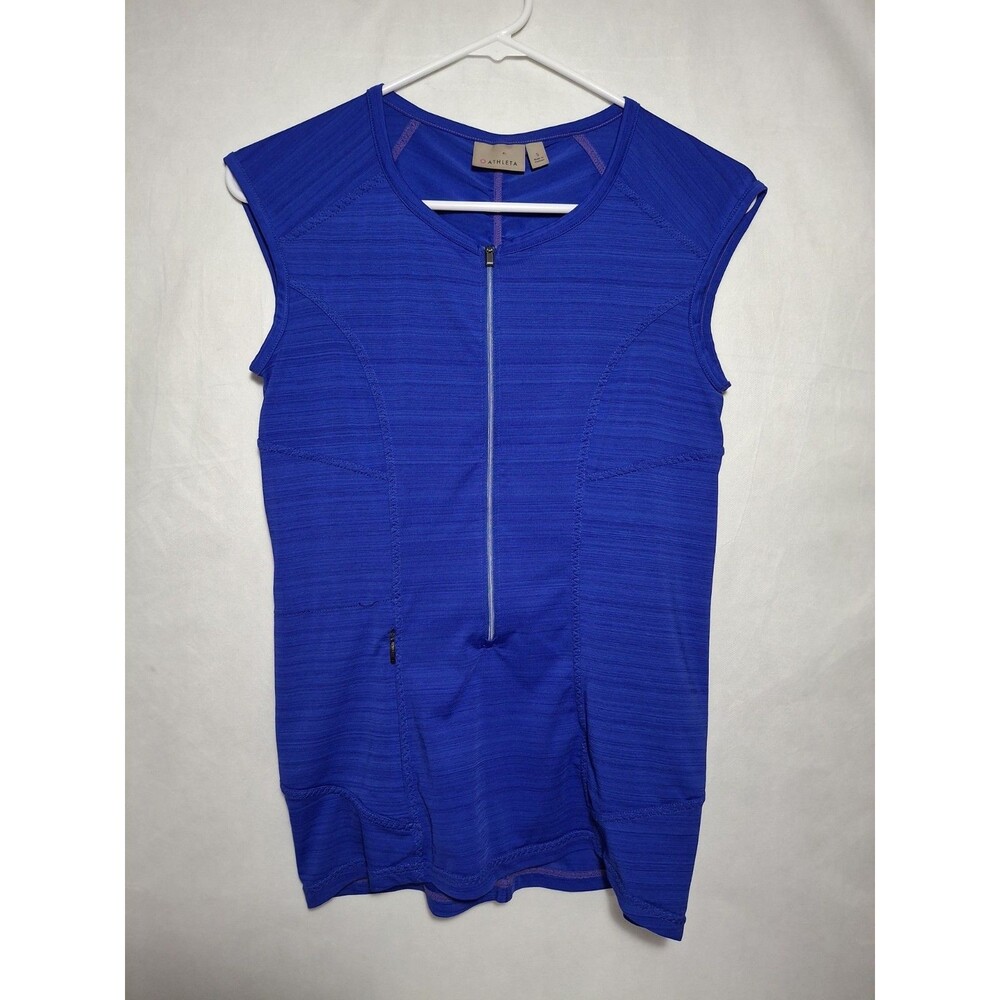 Athleta Pacifica Tank 2.0 Womens Small Periwinkle UPF 50 Performance Workout